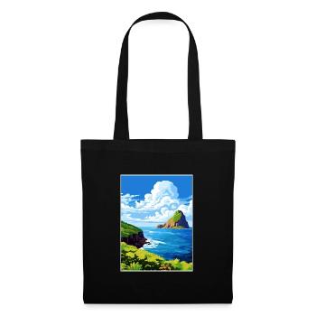 Fernando De Noronha Brasilien Poste Reiseposter - Stoffbeutel - Schwarz - Vorne