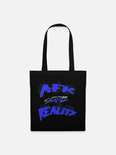 AFK into reality Gamer - Stoffbeutel - Schwarz
