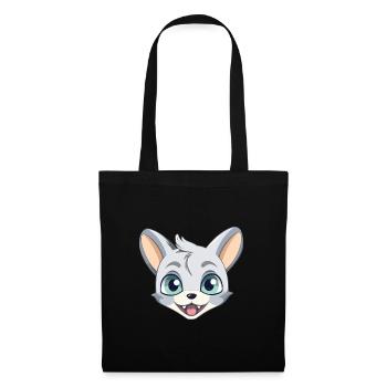 Donskoy Katze Karikatur Aquarell Illustration - Stoffbeutel - Schwarz - Vorne