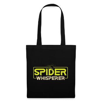 Spinnenflüsterer Spinnenliebhaber Arachnid Tarantu - Stoffbeutel - Schwarz - Vorne