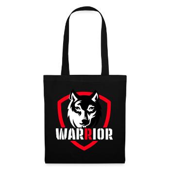 Wolf Warrior Krieger Wolf Streetwear - Stoffbeutel - Schwarz - Vorne