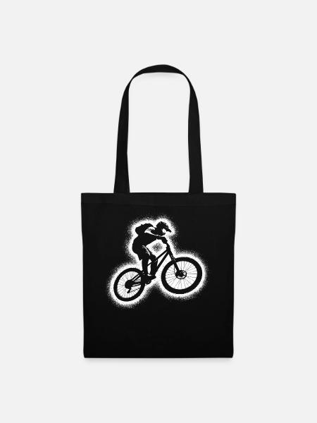 MTB Mountain Bike Biker Kinder Herren Mountainbike - Stoffbeutel - Schwarz