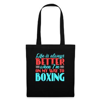 Boxing - Stoffbeutel - Schwarz - Vorne