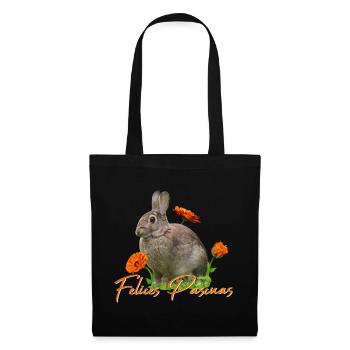 felices pascuas - Stoffbeutel - Schwarz - Vorne