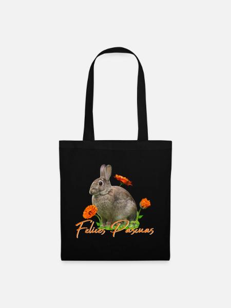 felices pascuas - Stoffbeutel - Schwarz