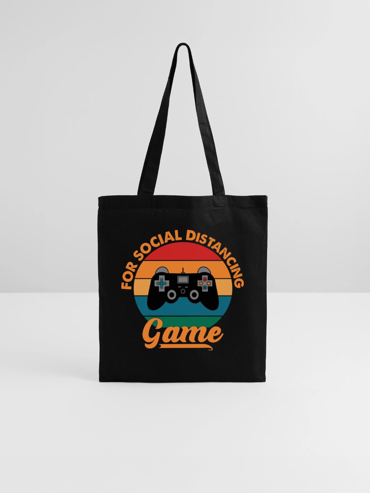 Gaming Videogame Videospiel Computerspiel Design - Stoffbeutel - Schwarz - Vorne