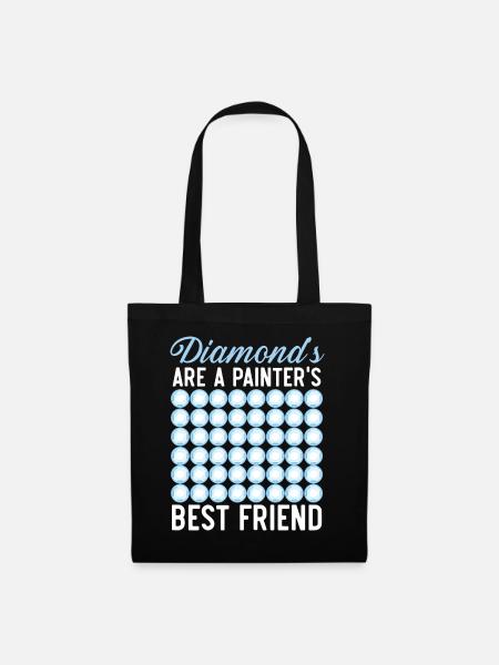 Diamantmalerei Handwerkszeug Diamantmaler - Stoffbeutel - Schwarz