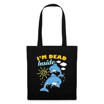 I'm Dead Inside - Stoffbeutel - Schwarz - Vorne