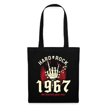1967 60 Jahre Jubiläum Vintage Rocker - Stoffbeutel - Schwarz - Vorne