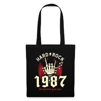 1987 40-Jahre-Jubiläum Vintage Rocker - Stoffbeutel - Schwarz - Vorne