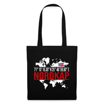 Nordkap - Stoffbeutel - Schwarz - Vorne