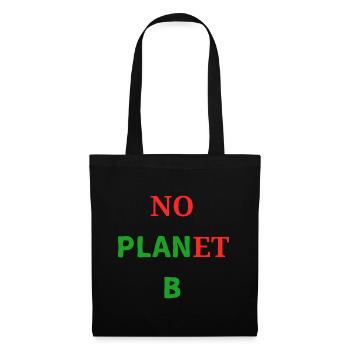 No Plan(et) B  - Stoffbeutel - Schwarz - Vorne