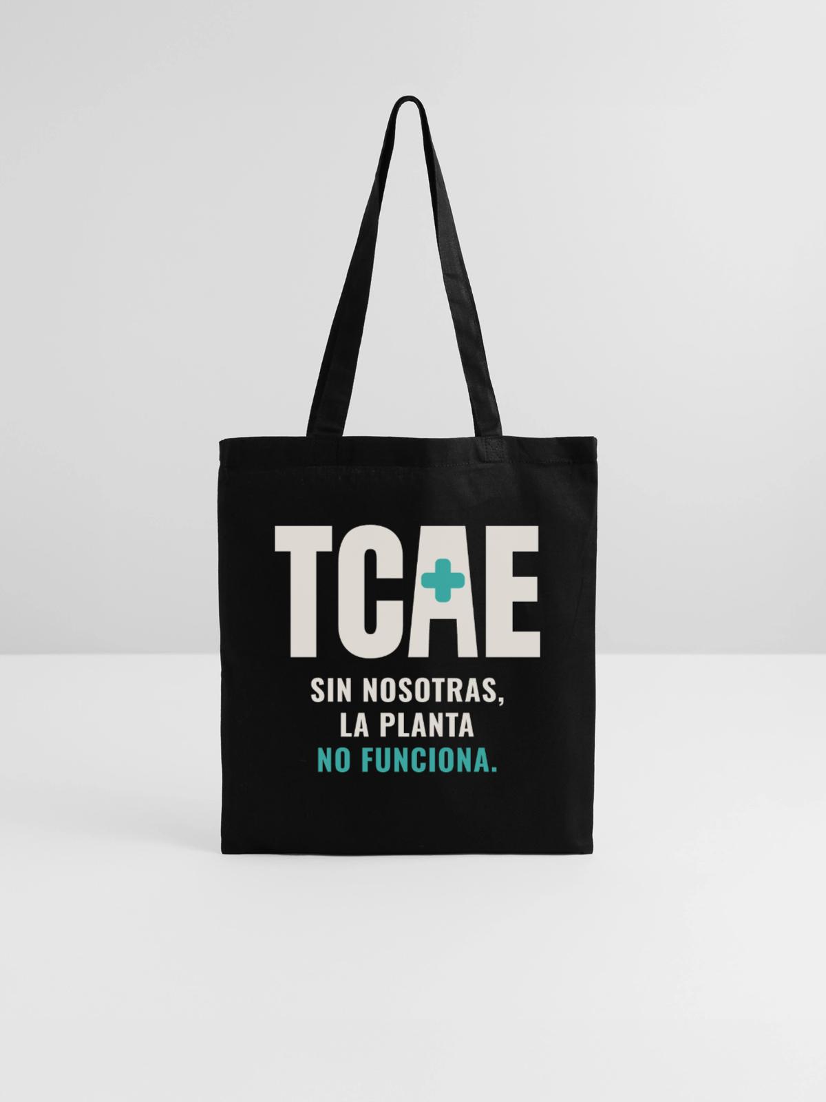 TCAE - Stoffbeutel - Schwarz - Vorne