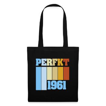 Perfekt 1961 - Stoffbeutel - Schwarz - Vorne