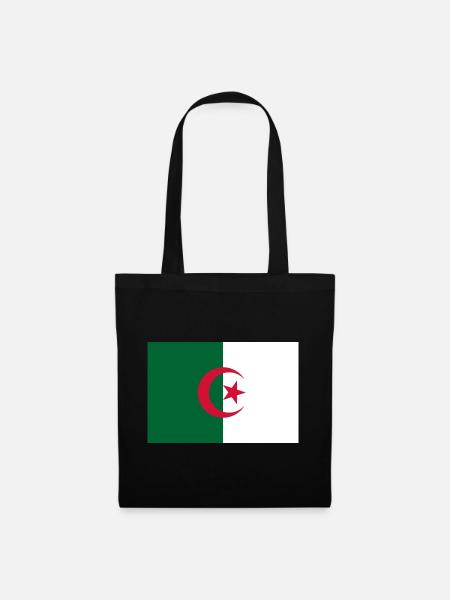 Algerien - Stoffbeutel - Schwarz