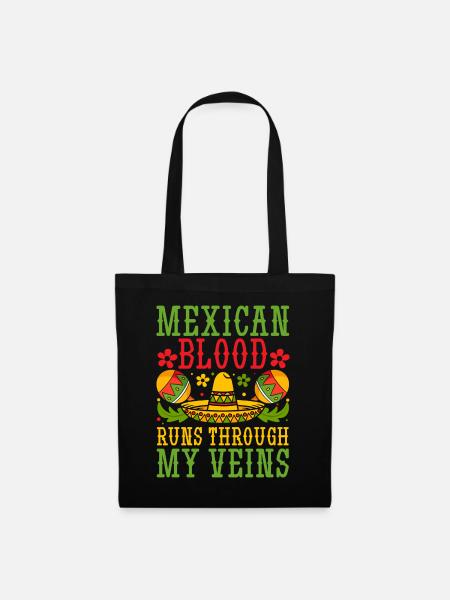 Mexican Mexico - Stoffbeutel - Schwarz