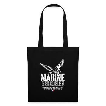 Kerguelen Marine Patch - Stoffbeutel - Schwarz - Vorne