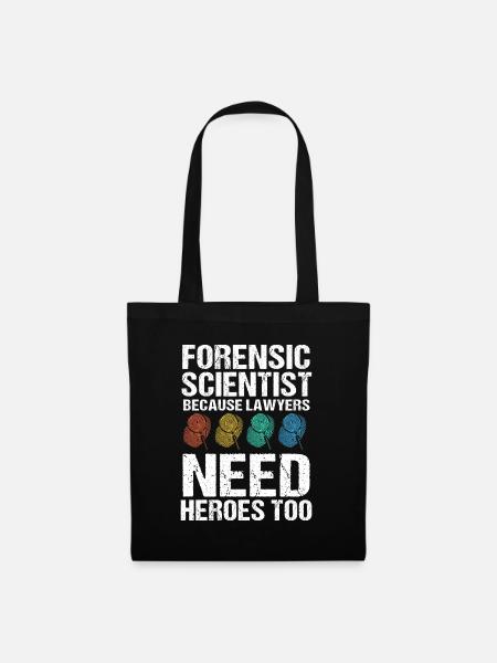 Forensik Forensiker Rechtsmedizin - Stoffbeutel - Schwarz