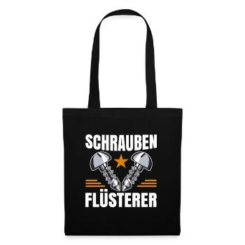 Schrauben Flüsterer - Stoffbeutel - Schwarz - Vorne