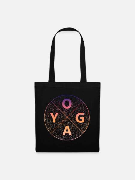 Yoga - Stoffbeutel - Schwarz
