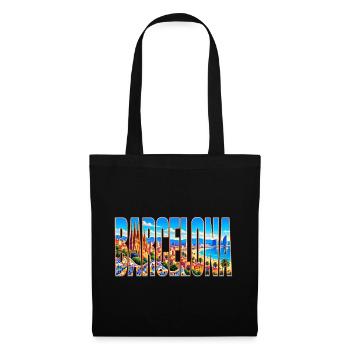 Barcelona-33cm - Stoffbeutel - Schwarz - Vorne