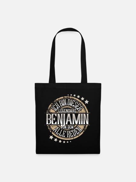 Benjamin - Stoffbeutel - Schwarz