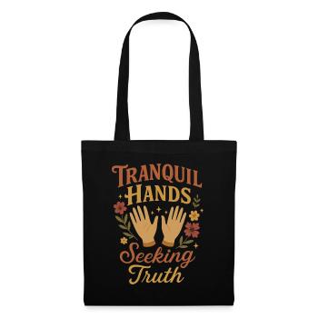 Forensic Nurse Practitioner Tranquil Hands Coroner - Stoffbeutel - Schwarz - Vorne