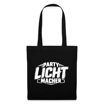 Veranstaltungstechniker Party Licht Macher - Stoffbeutel - Schwarz - Vorne