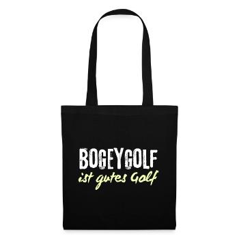 Bogeygolf ist gutes Golf - Stoffbeutel - Schwarz - Vorne