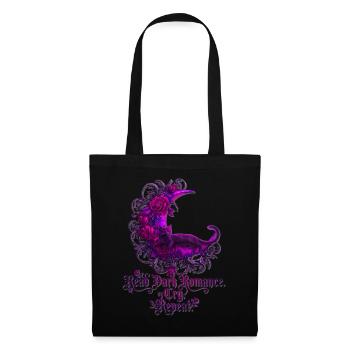 Read Dark Romance Cry Repeat Gothic Shirt - Stoffbeutel - Schwarz - Vorne