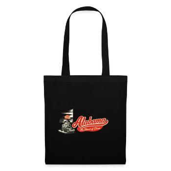 Alabama Retro Vintage Pickup Truck Heart of Dixie - Stoffbeutel - Schwarz - Vorne