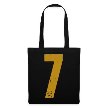 7 - Stoffbeutel - Schwarz - Vorne