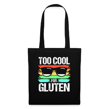 Glutenfrei - Stoffbeutel - Schwarz - Vorne