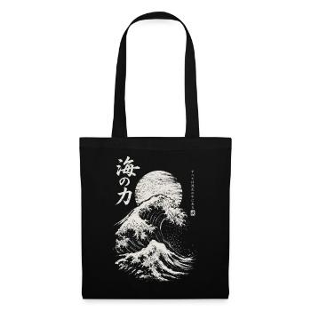 Japanese Great Wave – Japanese Art - Stoffbeutel - Schwarz - Vorne