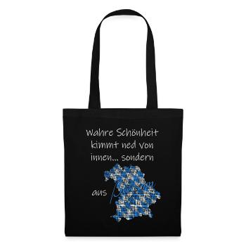 Bayern  - Stoffbeutel - Schwarz - Vorne