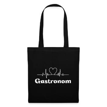 Gastronom - Stoffbeutel - Schwarz - Vorne