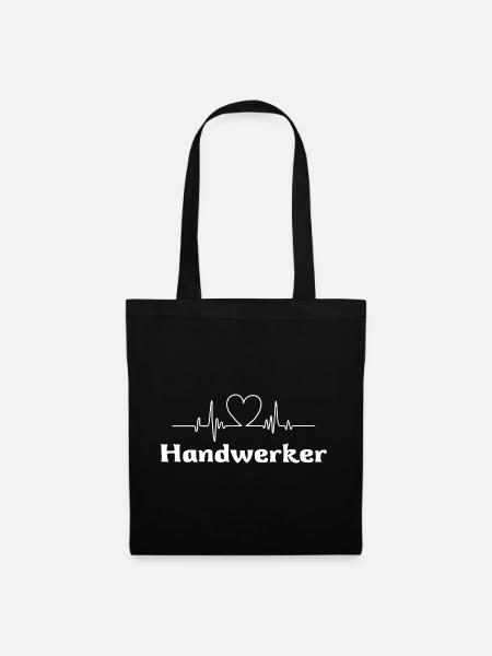 Handwerker - Stoffbeutel - Schwarz