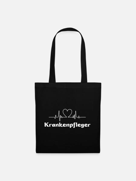 Krankenpfleger - Stoffbeutel - Schwarz