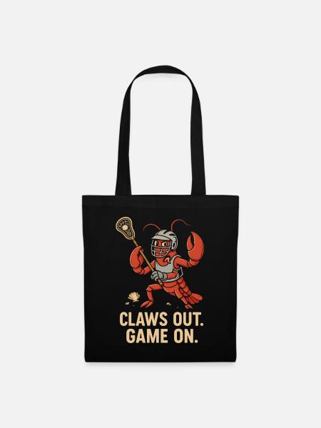 Claws out. Game on - Stoffbeutel - Schwarz