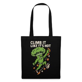 Climb it like it’s hot - Stoffbeutel - Schwarz - Vorne