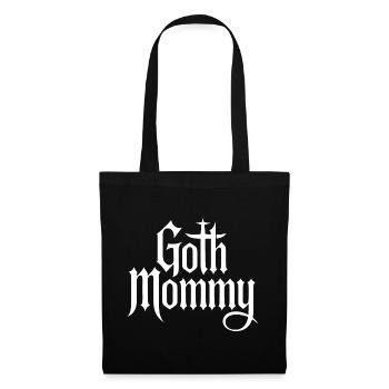Goth-Mama-Glyphen-Tee - Stoffbeutel - Schwarz - Vorne