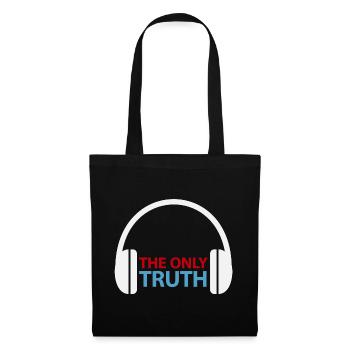 Only Truth Headphones Logo T-Shirt - Stoffbeutel - Schwarz - Vorne
