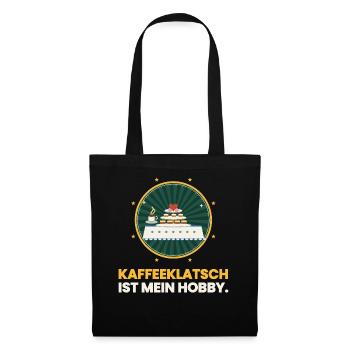 SACHSEN KAFFEEKLATSCH IST MEIN HOBBY - Stoffbeutel - Schwarz - Vorne