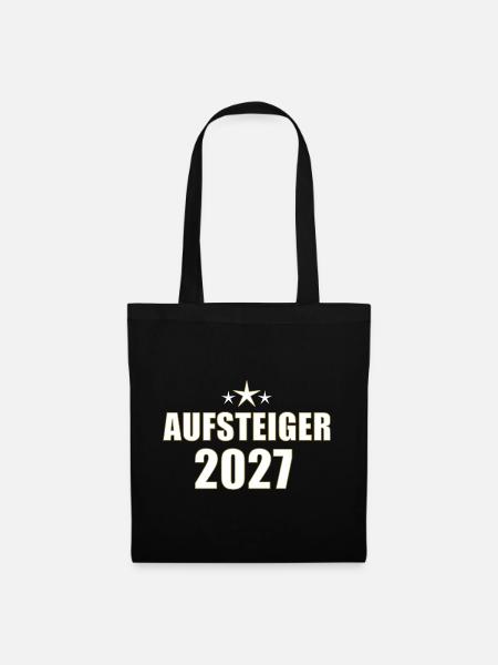 Aufsteiger 2027 - Stoffbeutel - Schwarz