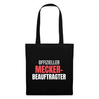 Offizieller Meckerbeauftragter - Stoffbeutel - Schwarz - Vorne