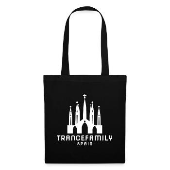 TranceFamily Spain - Sagrada Familia - Stoffbeutel - Schwarz - Vorne