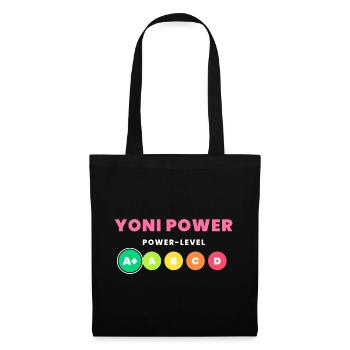 Yoni Power Level A Plus - Stoffbeutel - Schwarz - Vorne