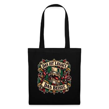 Legacy Beisst Kiefer Monster - Stoffbeutel - Schwarz - Vorne