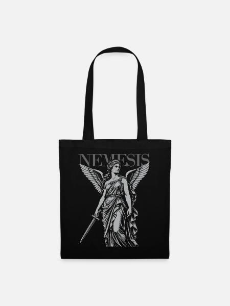 Nemesis-Göttin der Rache - Stoffbeutel - Schwarz