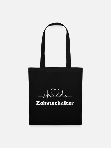 Zahntechniker - Stoffbeutel - Schwarz